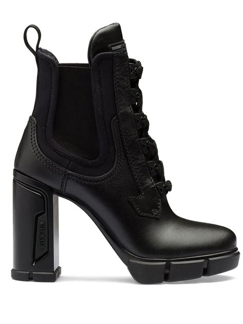 prada ankle boots 2019|prada chunky heel ankle boots.